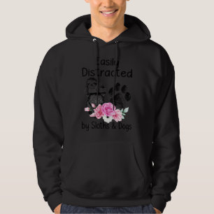 leicht von Faultier und Hund getrennt Hoodie