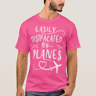 Leicht von Flugzeug abgelenkt T-Shirt
