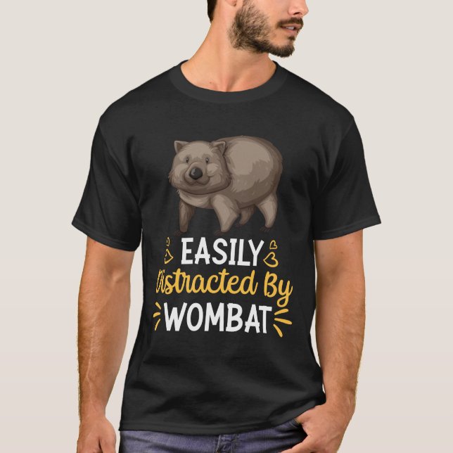 Leicht von Frauen abgelenkt T-Shirt (Vorderseite)