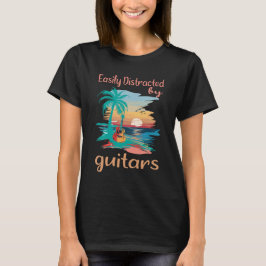 Leicht von Gitarren abgelenkt Das perfekte T-Shirt