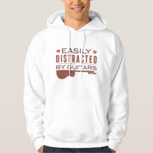 Leicht von Gitarren abgelenkt Hoodie