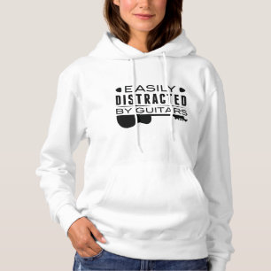Leicht von Gitarren abgelenkt Hoodie