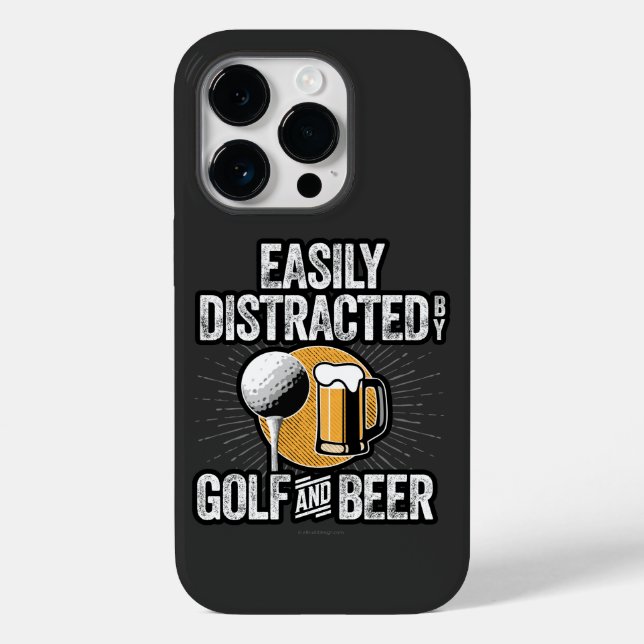 Leicht von Golf und Bier Case Mate iPhon abgelenkt (Rückseite)