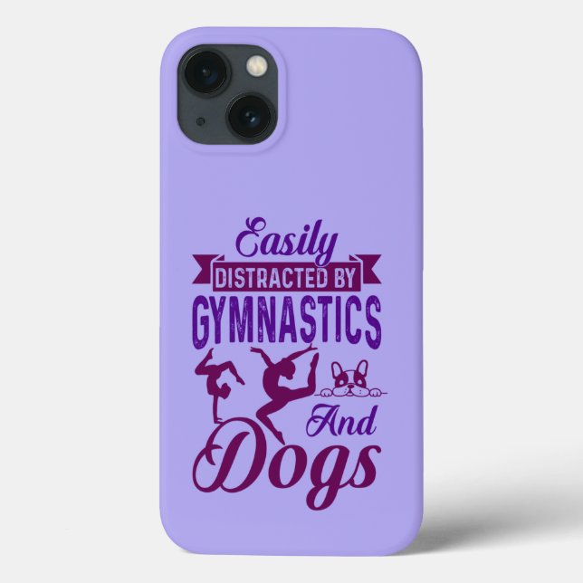 Leicht von Gymnastik und Hunden abgelenkt Case-Mate iPhone Hülle (Rückseite)