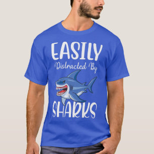 Leicht von Haien abgelenkt, I Hai Fisch I Kids Sh T-Shirt