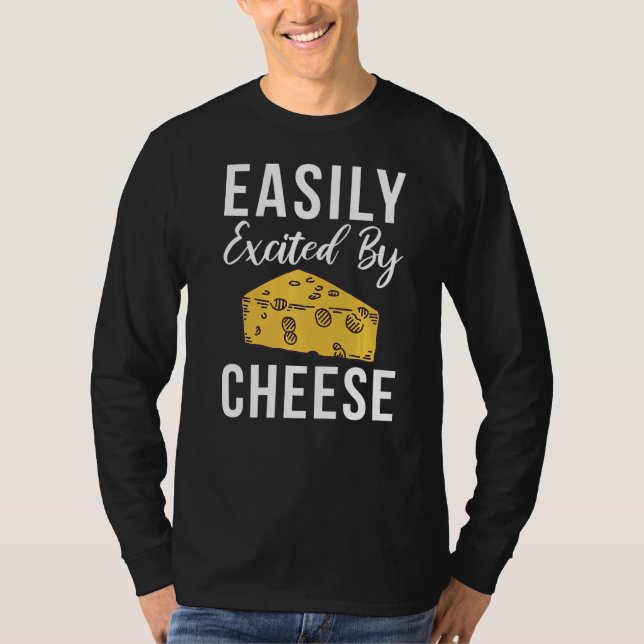Leicht von Käse-Snack-Käse begeistert T-Shirt (Vorderseite)