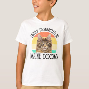 Leicht von Maine-Coons abgelenkt T-Shirt