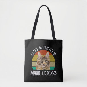 Leicht von Maine-Coons abgelenkt Tasche