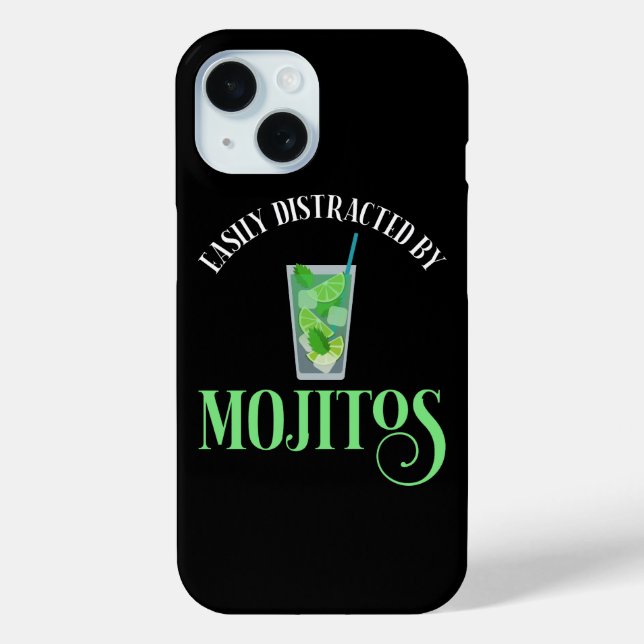 Leicht von Mojitos abgelenkt Case-Mate iPhone Hülle (Rückseite)