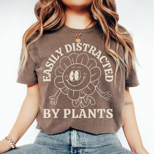 Leicht von Pflanze abgelenkt Pflanze Lady Lover T-Shirt