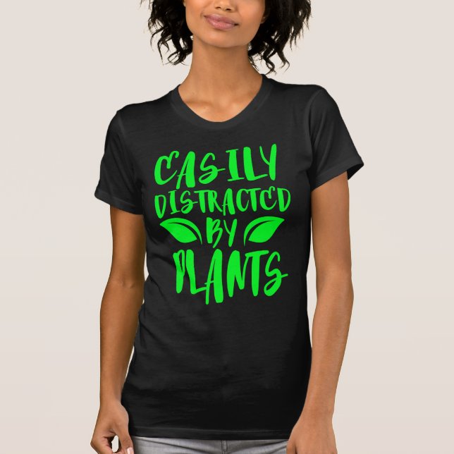 leicht von Pflanze abgelenkt T-Shirt (Vorderseite)