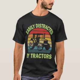 leicht von Traktoren-T - Shirt abgelenkt