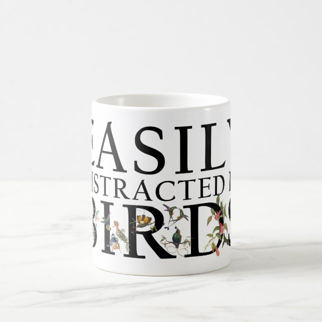 leicht von Vögeln abgelenkt Kaffeetasse (Mittel)