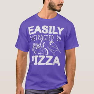 Leicht von Vögeln und Pizza Fast Food Bir abgelenk T-Shirt