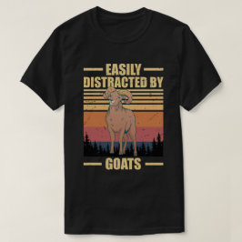 leicht von ZIEGEN abgelenkt T-Shirt