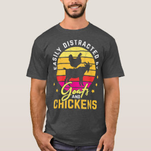 Leicht von Ziegen und Hühnern abgelenkt Artwork fü T-Shirt