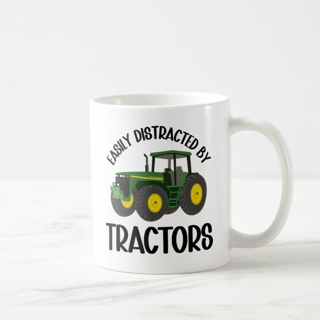 Leicht von Zugmaschinen abgelenkt Kaffeetasse (Rechts)