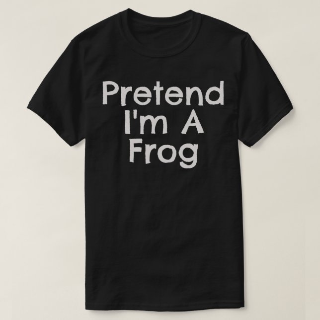 Leicht vorgeben im Frog Quick Halloween Kostümpass T-Shirt (Design vorne)