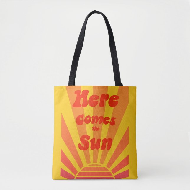 Leicht zu Carry Orange Beach Lebensmittelgeschäft Tasche (Vorderseite)