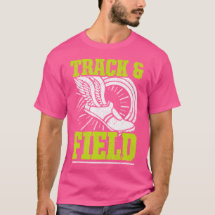 Leichtathletik-Bahn-Mannschaft Frauen Männer T-Shirt