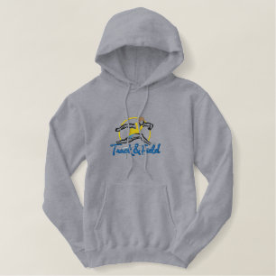 Leichtathletik Bestickter Hoodie
