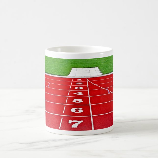 Leichtathletik-laufende Bahn-Tasse Kaffeetasse (Mittel)