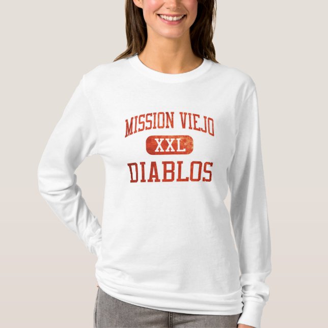 Leichtathletik Mission Viejo Diablos T-Shirt (Vorderseite)