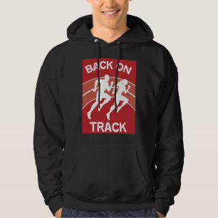 Leichtathletik-Schienennläufer Leichtathlet Ru Hoodie