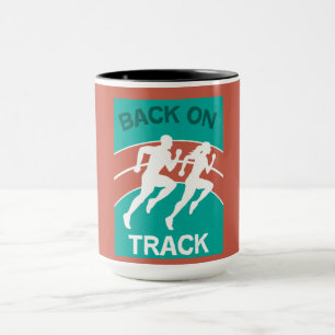 Leichtathletik-Schienennläufer Leichtathlet Ru Tasse