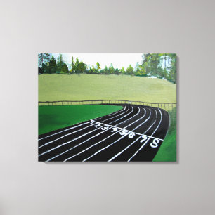Leichtathletik-Sportmalerei Leinwanddruck