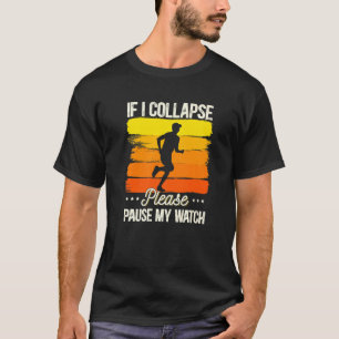 Leichtathletik-Sprinter Bahnläufer Marathonläufer T-Shirt