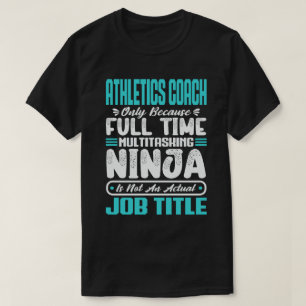 Leichtathletik-Trainer Multitasker Lustiger Traine T-Shirt