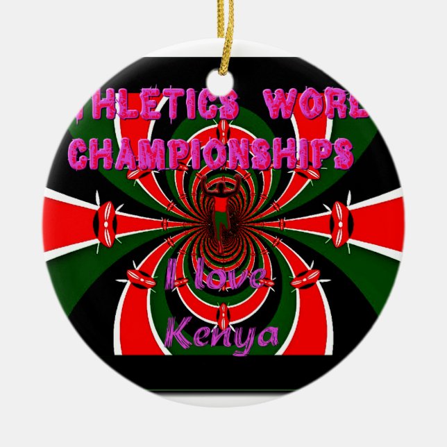 Leichtathletik-Weltmeisterschaften in Kenia: Swirb Keramikornament (Vorne)