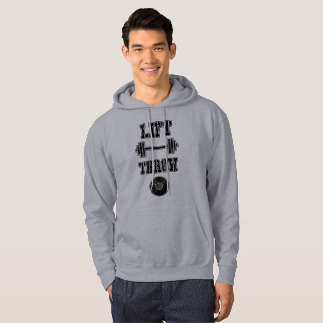Leichtathletikdiscus-Wurfhoodie-Sweatshirt Hoodie (Vorne ganz)