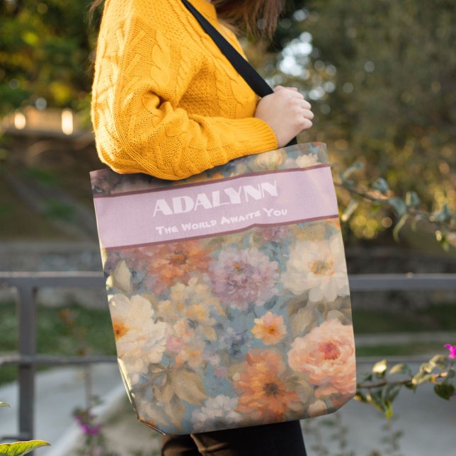 Leichte Abschluss-Geschenke für Großtochter Tasche (Mild Watercolor Graduation Gifts for Granddaughter)