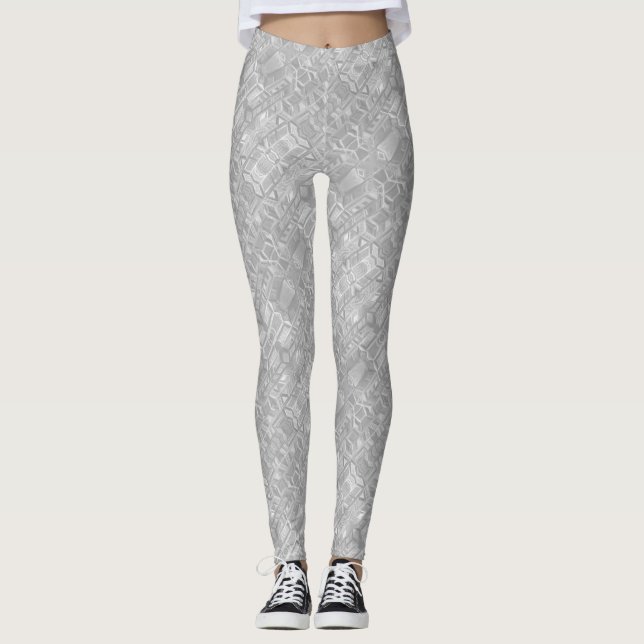 Leichte, Abstrakte Muster Leggings (Vorderseite)