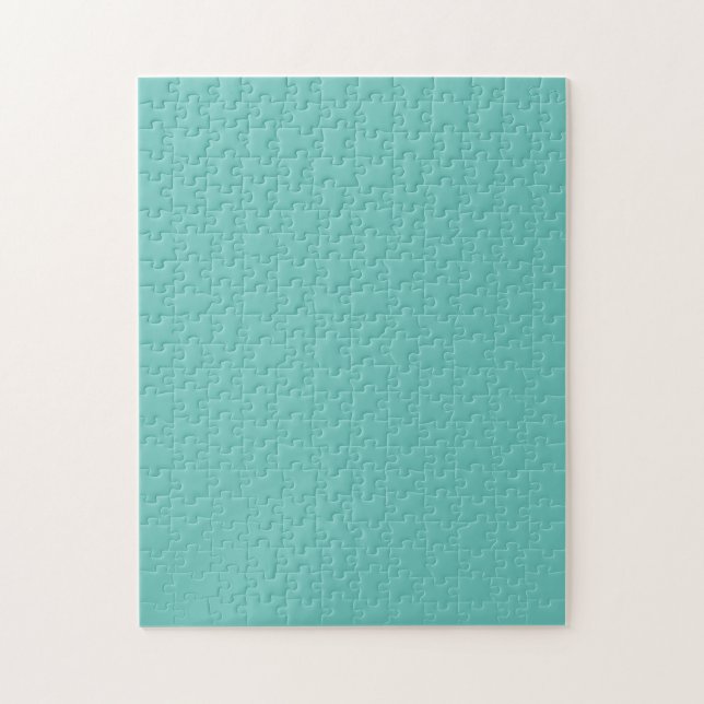 Leichte Aquamarine Nummer 6BC388, Puzzle mit halbe (Vertikal)