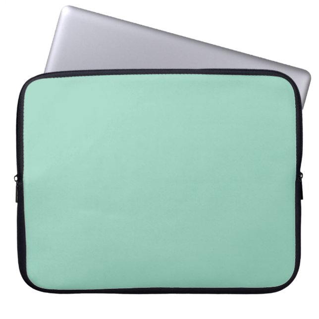Leichte Aquamarine Solid-Color-Notebook-Hülle Laptopschutzhülle (Vorderseite)