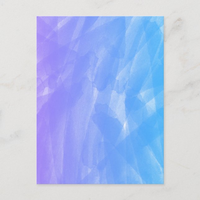LEICHTE BLAUE LILA KRYSTALLE-RÜCKGRENZEN-WALLPAPIE POSTKARTE (Vorderseite)