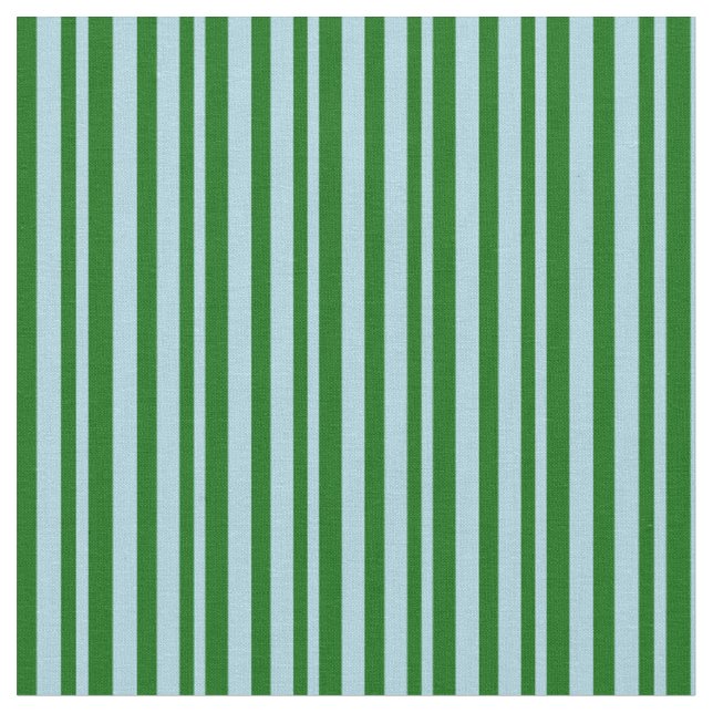 Leichte blaue und dunkelgrüne Linien Stoff (Nahaufnahme)