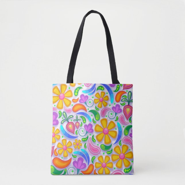 leichte Blumen-Tasche Tasche (Vorderseite)