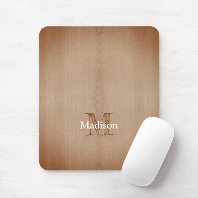 Leichte Braunkohlenkerne, kundenspezifisch Monogra Mousepad (Mit Mouse)