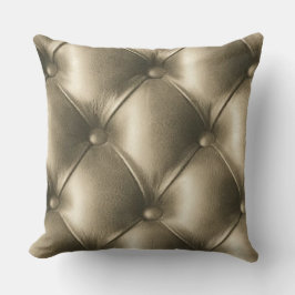 Leichte Bronze-Imitate Leder Druck Polsterkissen Kissen