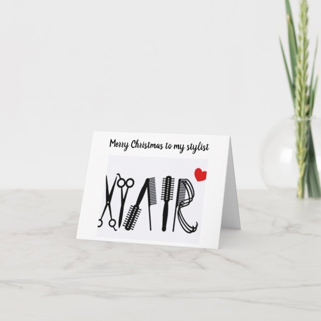LEICHTE CHRISTMAS FÜR ***MEIN STYLIST*** KARTE (Vorderseite)