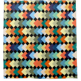 Leichte Diamanten Duschvorhang