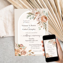 Leichte Erdtöne Florale Rustikale Boho Hochzeit