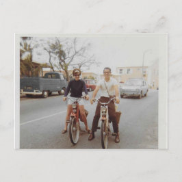 leichte Fahrer Postkarte