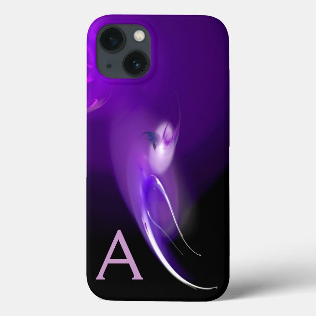 LEICHTE GEBURT IM LILA MONOGRAMM Case-Mate iPhone HÜLLE (Rückseite)