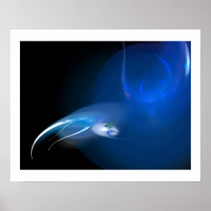 LEICHTE GEBURT IN BLAU POSTER