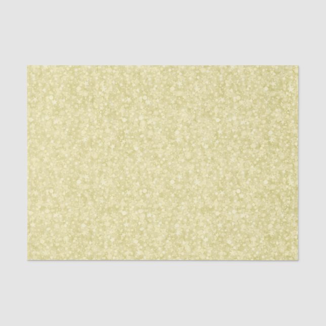 Leichte goldfarbene Glitzer-Textur und Glitzern Seidenpapier (Vorderseite)